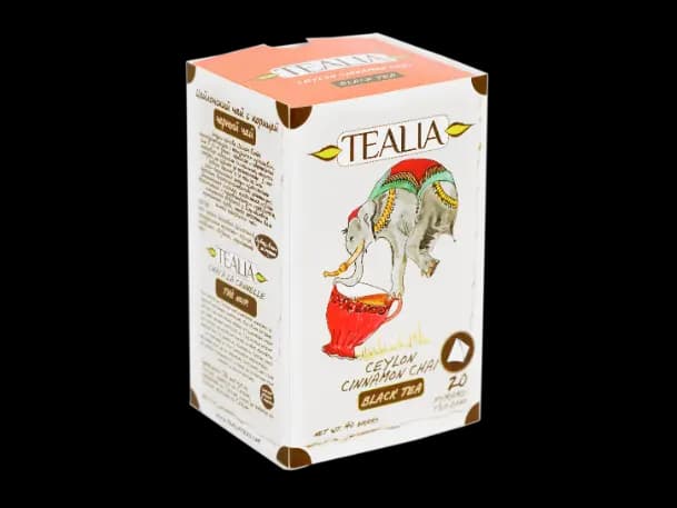Tealia - Pyramid Tea bags CEYLON CINNAMON CHAI(2g x 20)