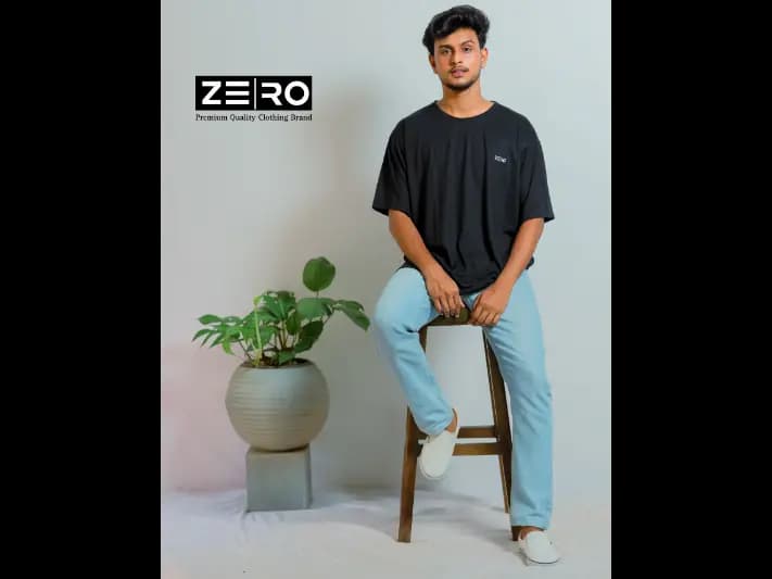 Men's Oversized Baggy T-Shirts - Black