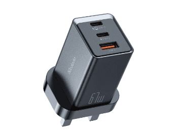 Mcdodo 67W GaN5 Mini Dual Type-C + USB Port Fast Charging Pro Adapter – CH-1551 – 6 Months Warranty