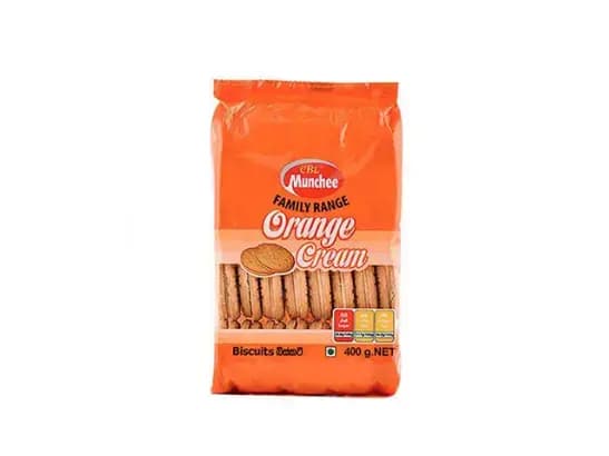 Munchee Orange Cream Biscuits - 400.00 g