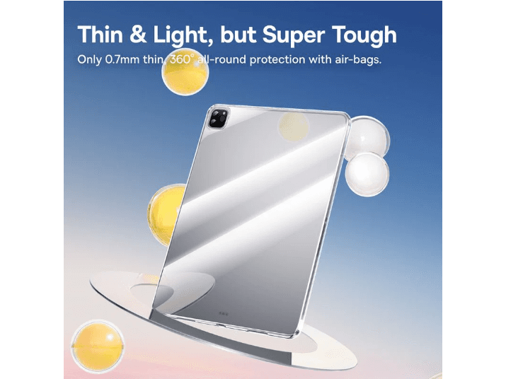 Baseus Simple Series Protective Case for Pad (2017/2018) 9.7″, Clear - P40113400201-04 (3)