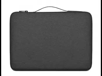 WIWU 13 Inch Pilot Laptop Sleeve Case Black - Retractable waterproof TPU handle, firm and scratch resistant (3)