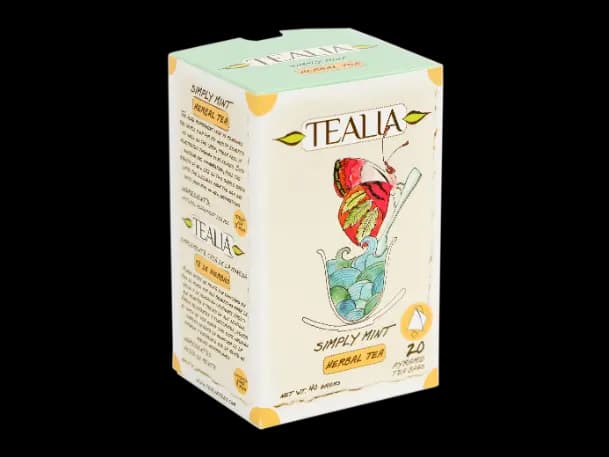 Tealia - Pyramid Tea bag SIMPLY MINT（2g x 20）