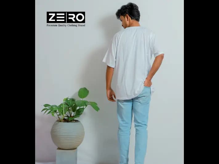 Men's Oversized Baggy T-Shirts - White (4)