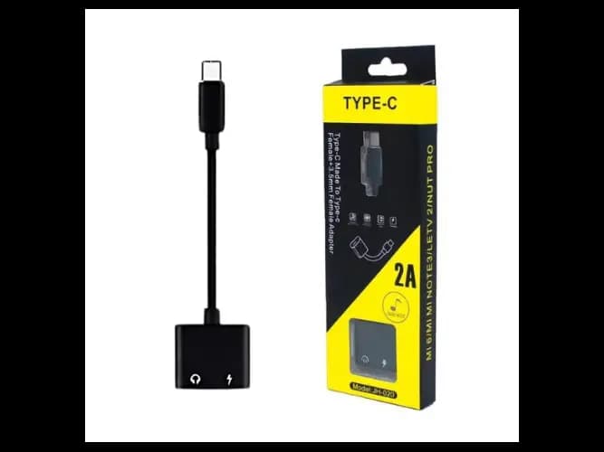 JH-020 Type-C Female Audio Jack 3.5MM 2A Cable Adaptor (3)