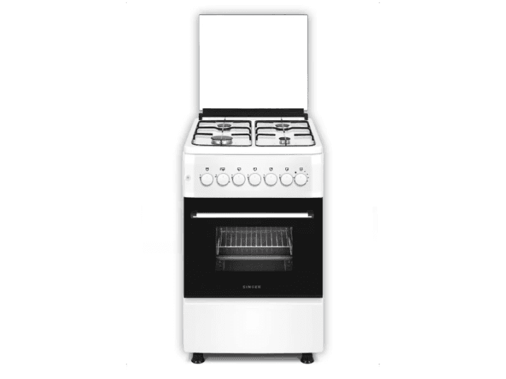 Singer Freestanding Oven With 4 Gas Burners 56L, Gas- GCB8401F-N with 1 YEAR WARRANTY