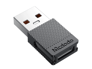 Mcdodo USB 2.0 to Type-C Converter Adapter - Data transmission & Super Fast Charge, with 6 Months Warranty