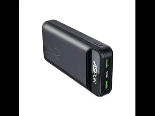Aspor A396 20000mAh Power Bank With PD Charging with 6 Month Warranty (Battery Only) (3)