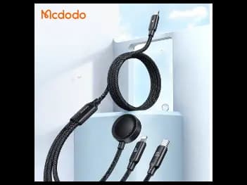 Mcdodo 3 in 1 1.2M 100W Cable Type-C to C L iWatch Wireless Charging – CA-4940 - With 6 Months Warranty (3)