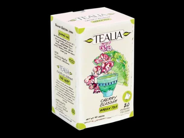 Tealia - Pyramid Tea bags CHERRY BLOSSOM(2g x 20)