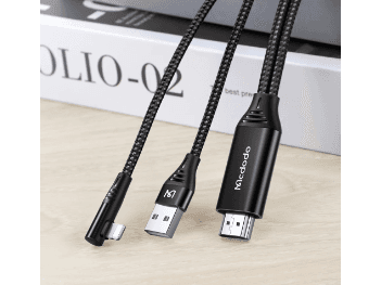 Mcdodo Lighting to HDMI Data Cable with USB Port - With 6 Months Warranty, Function - Audio and video synchronization (2)