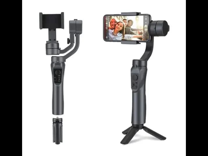Handheld 3-Axis Gimbal Stabilizer F6 with Tripod - 1 Month Warranty