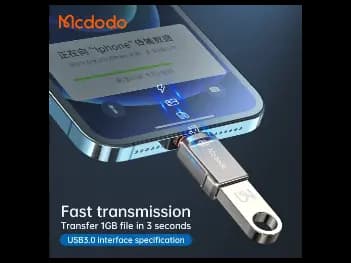 Mcdodo Lightning to USB 3.0 Converter Adapter - For iOS lightning interface devices, With 6 Months Warranty (5)