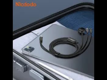 Mcdodo 3 in 1 1.2M 100W Cable Type-C to C L iWatch Wireless Charging – CA-4940 - With 6 Months Warranty (4)