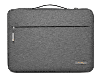 WIWU 15.4 Inch Pilot Laptop Sleeve Case - Faux fur lining protection