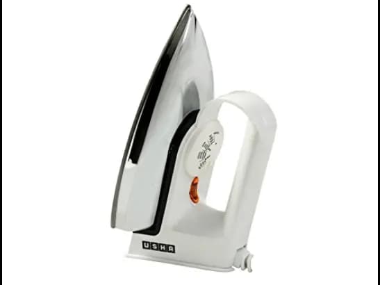 Usha Aluminium Alloy EI 2102T LW TEFLON Dry Iron (White) with 1 year warranty (2)