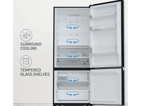 Panasonic Prime Convertible 6-Stage Smart Inverter Frost-Free Double Door Bottom Mount Refrigerator 400L (NR-BK418BQKX ) (5)