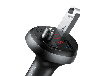 Mcdodo Bluetooth FM Transmitter Car Charger 4.2V Bluetooth, Digital Display – CC-6880 – 6 Months Warranty (4)