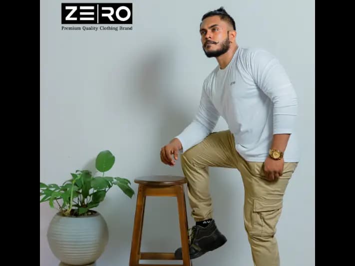 Regular Fit Long Sleeve T-Shirt - White