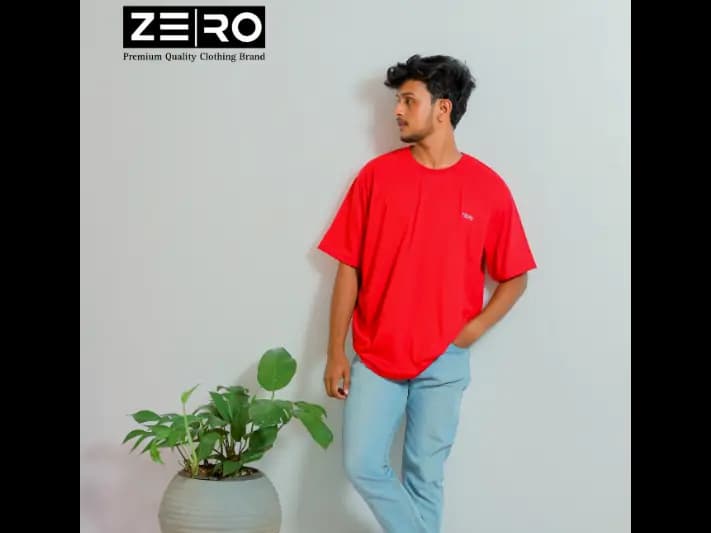 Men's Oversized Baggy T-Shirts - Red