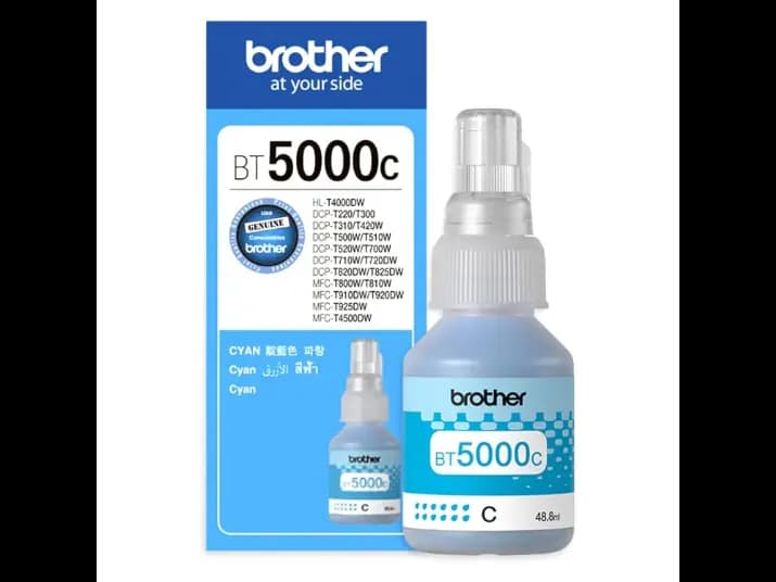 Brother BT5000C Cyan Ink Bottle