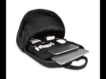 WIWU Pilot Backpack – Black - 360 degree protection, Durable YKK zipper (5)