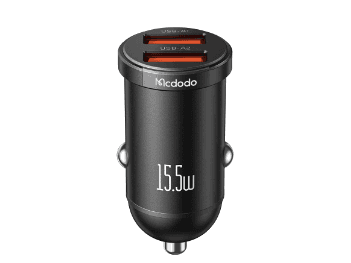 Mcdodo 15.5W Dual USB Ports Car Charger – CC-2950 – 6 Months Warranty