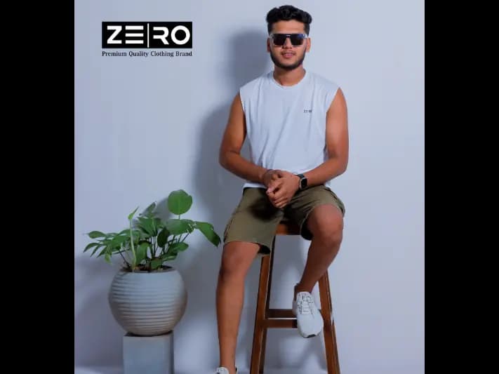 Men's Regular Fit Arm Cut - White (2)