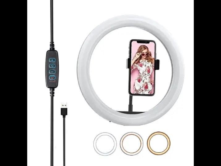 Plokama PK-330 Soft Ring Light 32cm with Non-slip Design / Free Spin