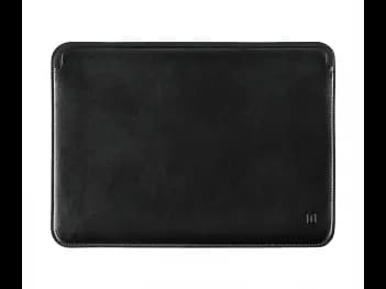 WIWU 13.6 Inch Skin Pro Platinum Leather Sleeve Black - Water resistant Light weight (2)