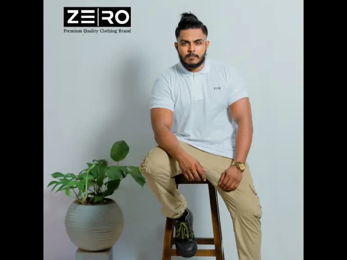 Men's Slim Fit Collar Polo T-Shirts - White (2)