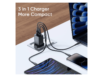 Mcdodo 67W GaN5 Mini Dual Type-C USB Port Fast Charging Pro Adapter – CH-1551 – 6 Months Warranty (6)