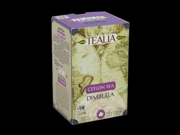 Tealia - Pyramid Tea bags -DIMBULLA 20 x 2g