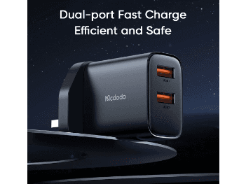 Mcdodo 12W Dual USB Port Charging Adapter Micro USB Cable - With 6 Months Warranty (2)