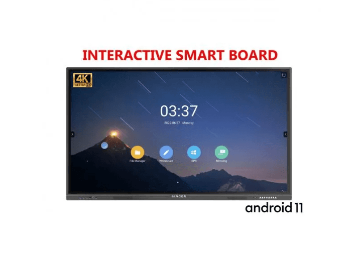 Singer Interactive Smart Board 85" -SLE-85IFPD with  2 YEARS WARRANTY