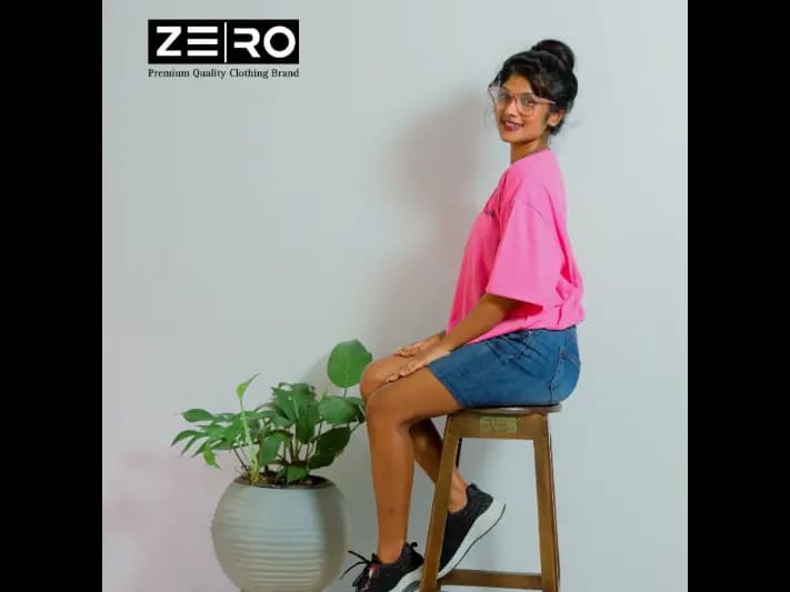 Ladies Oversized Baggy T-Shirts - Pink (3)