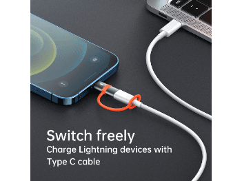Mcdodo Lightning to Type-C Connector - Charging & Data Transmission, With 6 Months Warranty (4)
