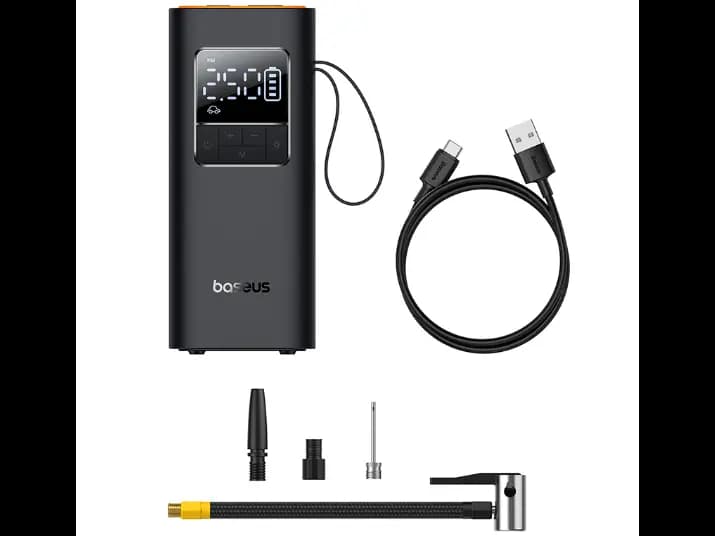 Baseus SuperMini Pro Series Wireless Car Inflator Cluster Black -C11159300111-00 (3)