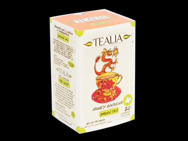 Tealia - Pyramid Tea bags HONEY GINSENG(2g x 20)