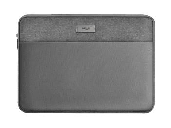 WIWU 16 inch Minimalist Laptop Sleeve – Gray - Water-resistant material