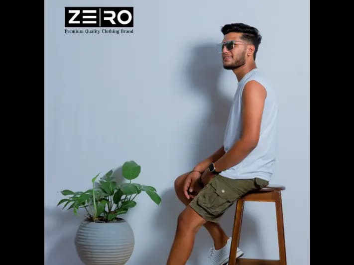 Men's Regular Fit Arm Cut - White (3)