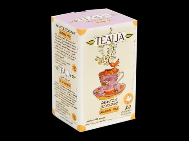 Tealia - Pyramid Tea bag GENTLE BLOSSOM(2g x 20)