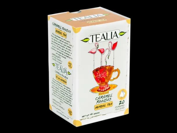 Tealia - Pyramid Tea bag CARAMEL ROOIBOS（2g x 20）
