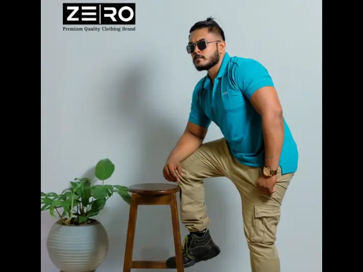 Men's Slim Fit Collar Polo T-Shirts - Arpico Green
