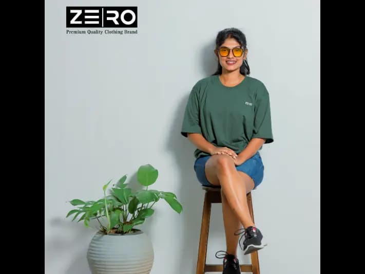 Ladies Oversized Baggy T-Shirts - Army Green (2)