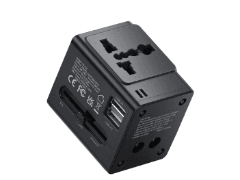 Mcdodo Universal Travel Adapter (2U) - compatible with outlets in over 200 countries & regions, With 6 Months Warranty