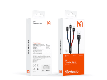 Mcdodo 3 In 1 Fast Charging Cable - With 6 Months Warranty (7)
