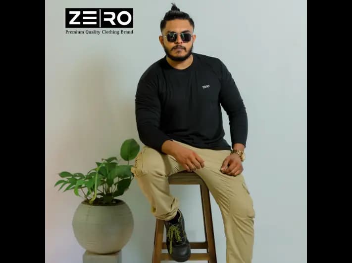 Regular Fit Long Sleeve T-Shirt - Black (2)