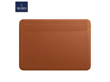WIWU 12 Inch Skin Pro II Leather Sleeve Brown for MacBook 12 inches