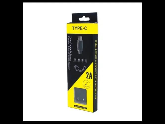 JH-020 Type-C Female Audio Jack 3.5MM 2A Cable Adaptor (4)